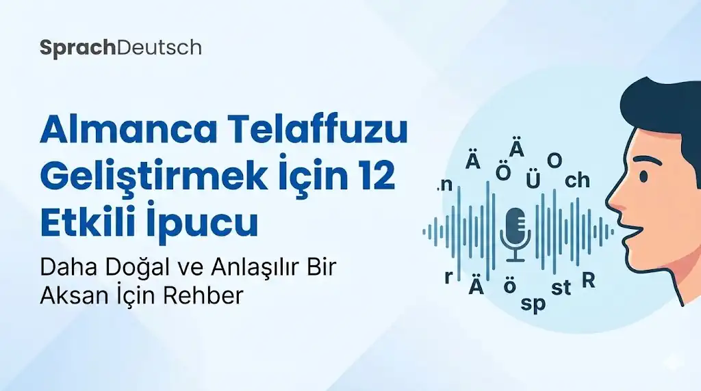Almanca Telaffuzu Geliştirmek İçin 12 Profesyonel İpucu